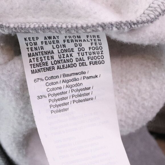 Puma | Mens Full Zip Up Sweatshirt Large Gray Logo - Picture 7 of 7